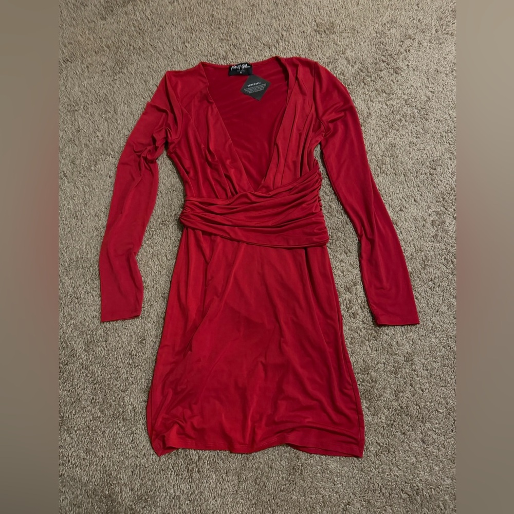Nasty Gal red dress